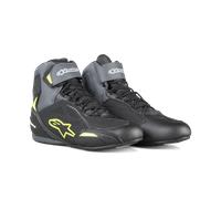 Scarpe Moto Alpinestars Faster-3 Drystar Nero/Grigio/Giallo Fluo43 Nero,Grigio,Giallo Fluo