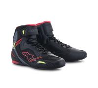 Scarpe moto Alpinestars FASTER-3 RIDEKNIT Nero Rosso Giallo Fluo 12.5