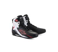 Stivali da moto Alpinestars Faster-4 nero-bianco-rosso 46