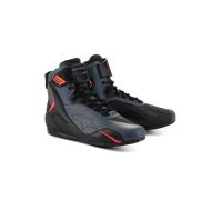 Alpinestars Faster 4, scarpe 12 US male Nero/Grigio Scuro/Rosso Fluo