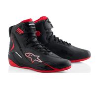 Alpinestars Honda Faster-4 Scarpe da moto, nero-rosso, taglia 48 per maschi