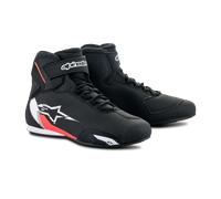 Alpinestars Sektor, scarpe 8 US male Nero/Bianco/Rosso Fluo