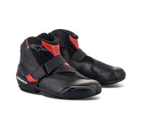 Alpinestars SM-1 R V2 Vented Scarpe da moto, nero-rosso, taglia 43 per maschi