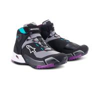Scarpe Moto Donna Alpinestars CR-X Drystar Plom Tea Nero/Grigio/Prugna/Verde Acqua41 Nero,Grigio,Prugna,Verde Acqua