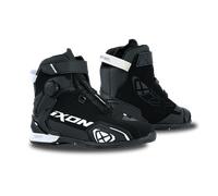 Ixon Bull 2 Scarpe da moto da donna impermeabili, Bianco/nero, Taglia 36