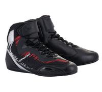 Alpinestars Faster 3 Rideknit, scarpe 9.5 US male Nero/Argento/Rosso