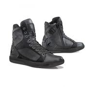 Scarpe Moto Forma Urban In Pelle Impermeabile Hyper Nero Nero Taglia:36