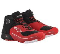 Scarpe moto impermeabili Alpinestars Cr-X Drystar Riding red black