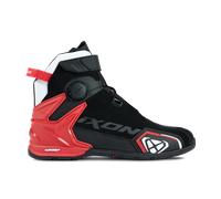 Scarpe Moto Ixon Bull 2 WP Nero/Bianco/Rosso43 Nero,Bianco,Rosso