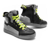 Scarpe Moto Rebelhorn Vandal II Nero Grigio Giallo Fluo 41