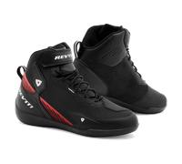 Revit G-Force 2 H2O Neon Scarpe da moto impermeabili, nero-rosso, taglia 44 per maschi