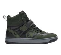 XPD Moto Pro H2Out scarpe da moto impermeabili, nero-verde, taglia 46 per maschi