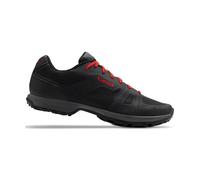 Scarpe MTB Gauge Nero Rosso Scuro Taglia 42 Suola Gomma