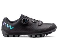 Scarpe da ciclismo MTB da donna Northwave Hammer Plus nero/iridescente (39 EU)