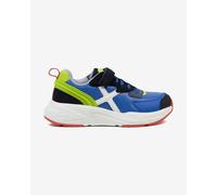 Scarpe Munich Mini Track velcro blu verde lime per bambini - 27