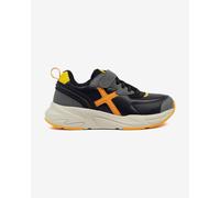 Scarpe Munich Mini Track velcro nero arancione giallo per bambini - 26