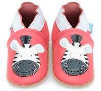 Scarpe Neonata - Scarpe Bambina - Scarpine in Morbida Pelle - Zebra - 0-6 Mesi