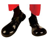 Scarpe nere clown Topolino giganti con suola in gomma
