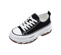 Scarpe nere da donna in rete scarpe da ginnastica da donna con plateau e tacco da spiaggia pantofole tinta unita slip on infradito casual calzature all'aperto scarpe da ginnastica appartamenti