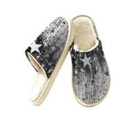 Scarpe nere della Camera della schiuma di memoria delle pantofole del modello astratto della, Multi, 42.5/43 EU