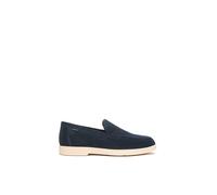 Scarpe Nero Giardini Uomo mocassini E500620U Pelle scamosciata Blu