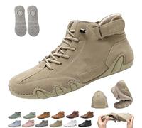 Scarpe Nevova for Uomo e Donna, Scarpe Ortopediche Impermeabili Nevoldeck, comode Scarpe Ortopediche con Supporto Plantare for Camminare Ogni Giorno(Cachi,45 EU)