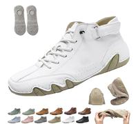 Scarpe Nevova for Uomo e Donna, Scarpe Ortopediche Impermeabili Nevoldeck, comode Scarpe Ortopediche con Supporto Plantare for Camminare Ogni Giorno(Bianco,44 EU)