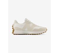 New Balance Donna 327 in Beige/Bianca, Suede/Mesh, Taglia 37