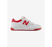 Scarpe New Balance 480 Hook& Loop bianco rosso bambini - 35