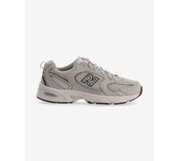 New Balance Unisex 530 in Beige/Bianca/Nero/Grigio, Synthetic, Taglia 38