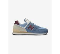 new balance Sneaker bassa '574' blu colomba / blu chiaro / greige / borgogna, Taglia 41,5