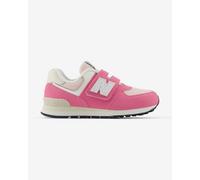 Scarpe New Balance 574 Hook And Loop rosa chiaro bianco junior - 35