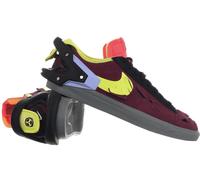 Nike X Acronym Blazer L, Scarpa da Skateboard Uomo, Maroon/Lemon/Black, 36.5 EU