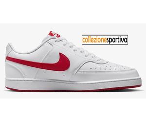 SCARPE NIKE COURT VISION LOW NEXT NATURE - HF1744-101 col.bianco/rosso