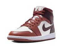 SCARPE NIKE WMNS AIR JORDAN 1 MID TG 36.5 COD BQ6472-200 - 9W [US 6 UK 3.5 CM 23] Bianco