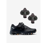 Scarpe Northwave Spider Plus 3 MTB nero + Tacchette Shimano Pedal SPD SM-SH51 - 48