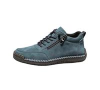 Scarpe ortopediche da donna bianche scarpe da ginnastica da donna bohémien punta scorrevole tacco piattaforma casual business spiaggia espadrillas pompe allenamento estate, Blu, 41 EU