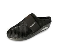 Scarpe ortopediche da donna e uomo, slip-on, scarpe da passeggio, diabetiche, tempo libero, mesh, sperone calcaneare, traspiranti, Nero , 40 EU