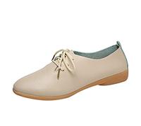 Scarpe ortopediche da donna in tessuto traspirante scarpe da corsa traspiranti comode scarpe da passeggio alla moda cuscino d'aria scarpe da donna morbide scarpe basse casual da passeggio, beige., 38