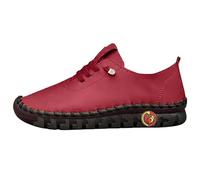 Scarpe ortopediche da donna, larghezza H, leggere, traspiranti, antiscivolo, comode, per il tempo libero, con suola morbida, per camminare, per tutti i giorni e il tempo libero, Vino, 43 EU