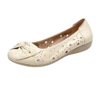 Scarpe ortopediche da donna Ortho Soft Scarpe in pelle scava fuori scarpe per il tempo libero moda punta rotonda Loafers leggero comodo scarpe basse senza lacci scarpe outdoor sandali in pelle