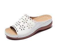 Scarpe ortopediche da donna, sandali estivi con zeppa, punta aperta, sandali con zeppa, scarpe estive da spiaggia, sandali con plateau, sandali vintage, per il tempo libero