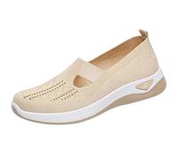 Scarpe ortopediche da donna scarpe da passeggio slip on supporto arco in memory foam traspirante sneakers estive comode scarpe da ginnastica casual leggere antiscivolo piattaforma mule mesh running
