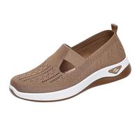 Scarpe ortopediche da donna scarpe da passeggio slip on supporto arco in memory foam traspirante sneakers estive comode scarpe da ginnastica casual leggere antiscivolo piattaforma mule mesh running