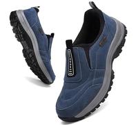 Scarpe Ortopediche Da Uomo Scarpe Da Trekking Antiscivolo Scarpe Da Ginnastica Da Passeggio Per Attività All'Aria Aperta Con Supporto Per Arco Mocassini Slip-On Scarpe Da Barca Basse ( Color : Blue ,