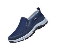 Scarpe Ortopediche da Uomo, Scarpe Ortopediche da Trekking all'aperto, Scarpe da Viaggio Ortopediche Traspiranti Scarpe Basse da Uomo(Blau,45 EU)