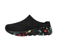 Scarpe Ortopediche Donna Antiscivolo Sneakers Comode per Camminare Womens Shoes Ethnic Casual Shoes Summer Fashion Hollow Breathable Flat Heel Soft Sole Casual Donne Sneaker Sneakers Running Camminata
