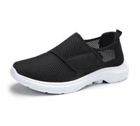 Scarpe Ortopediche Donna Comode Scarpe Casual da Donna, Eleganti e Leggere, in Maglia, da Indossare Tutti i Giorni, perfette per Le Mamme attive (Black, 36)