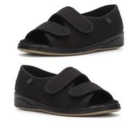 Scarpe Ortopediche Donna Estive, Sandali Elasticizzati Che Non Stringono, Sandalo per Riabilitazione Traspirante Rete, Bocca di Pesce Sandali Scarpe da Passeggio Regolabili a Piacere