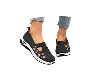 Scarpe Ortopediche Donna Leggere, Morbida, Comode Senza Lacci Sneakers Estive Scarpe per Camminare Donna - Slip On - Traspirante e Antiscivolo - con Supporto Plantare
